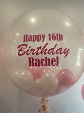 Load image into Gallery viewer, 3ft Clear Personal Message Balloon with 5” Balloons