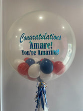 Load image into Gallery viewer, 3ft Clear Personal Message Balloon with 5” Balloons