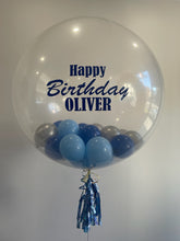 Load image into Gallery viewer, 3ft Clear Personal Message Balloon with 5” Balloons