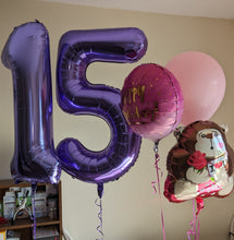 Load image into Gallery viewer, 34" Number Balloons
