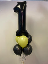 Load image into Gallery viewer, 34" Number with 6 Balloon Bouquet
