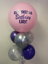 Load image into Gallery viewer, 17" Personal Message Balloon Bouquet