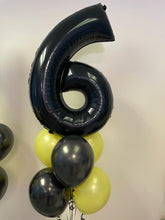 Load image into Gallery viewer, 34" Number with 6 Balloon Bouquet