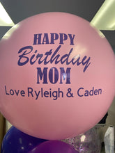 Load image into Gallery viewer, 17" Personal Message Balloon Bouquet