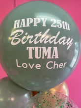 Load image into Gallery viewer, 17" Personal Message Balloon Bouquet