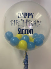 Load image into Gallery viewer, 3ft Clear Personal Message Balloon with 5” Balloons