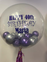 Load image into Gallery viewer, 3ft Clear Personal Message Balloon with 5” Balloons