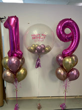 Load image into Gallery viewer, 3ft Clear Personal Message Balloon with 5” Balloons