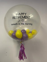 Load image into Gallery viewer, 3ft Clear Personal Message Balloon with 5” Balloons