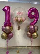 Load image into Gallery viewer, 3ft Clear Personal Message Balloon with 5” Balloons
