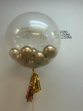 Load image into Gallery viewer, 3ft Clear Personal Message Balloon with 5” Balloons