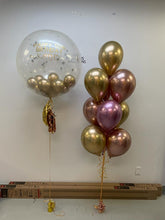 Load image into Gallery viewer, 3ft Clear Personal Message Balloon with 5” Balloons