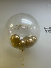 Load image into Gallery viewer, 3ft Clear Personal Message Balloon with 5” Balloons