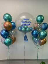 Load image into Gallery viewer, 3ft Clear Personal Message Balloon with 5” Balloons