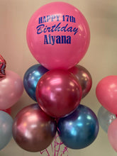Load image into Gallery viewer, 17" Personal Message Balloon Bouquet