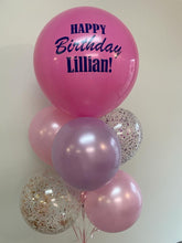 Load image into Gallery viewer, 17" Personal Message Balloon Bouquet