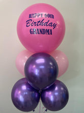 Load image into Gallery viewer, 17" Personal Message Balloon Bouquet