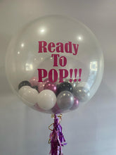 Load image into Gallery viewer, 3ft Clear Personal Message Balloon with 5” Balloons