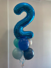 Load image into Gallery viewer, 34&quot; Number with 6 Balloon Bouquet

