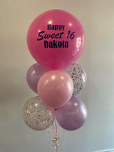 Load image into Gallery viewer, 17" Personal Message Balloon Bouquet