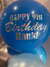Load image into Gallery viewer, 17" Personal Message Balloon Bouquet