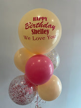 Load image into Gallery viewer, 17" Personal Message Balloon Bouquet