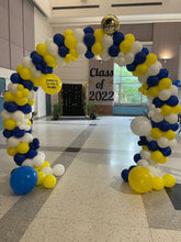 Load image into Gallery viewer, Deluxe Balloon Arch with Logo or Personal Message