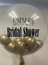 Load image into Gallery viewer, 3ft Clear Personal Message Balloon with 5” Balloons