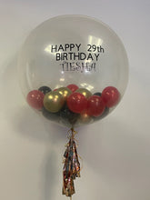 Load image into Gallery viewer, 3ft Clear Personal Message Balloon with 5” Balloons