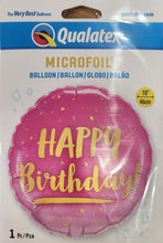 Load image into Gallery viewer, 18&quot; Happy Birthday Foils

