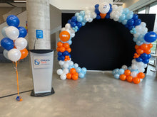 Load image into Gallery viewer, Deluxe Balloon Arch with Logo or Personal Message
