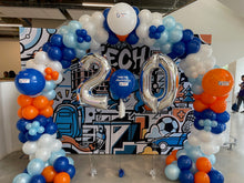 Load image into Gallery viewer, Deluxe Balloon Arch with Logo or Personal Message
