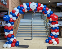 Load image into Gallery viewer, Deluxe Balloon Arch with Logo or Personal Message
