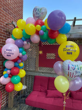 Load image into Gallery viewer, 7ft Rainbow Garland Birthday Package
