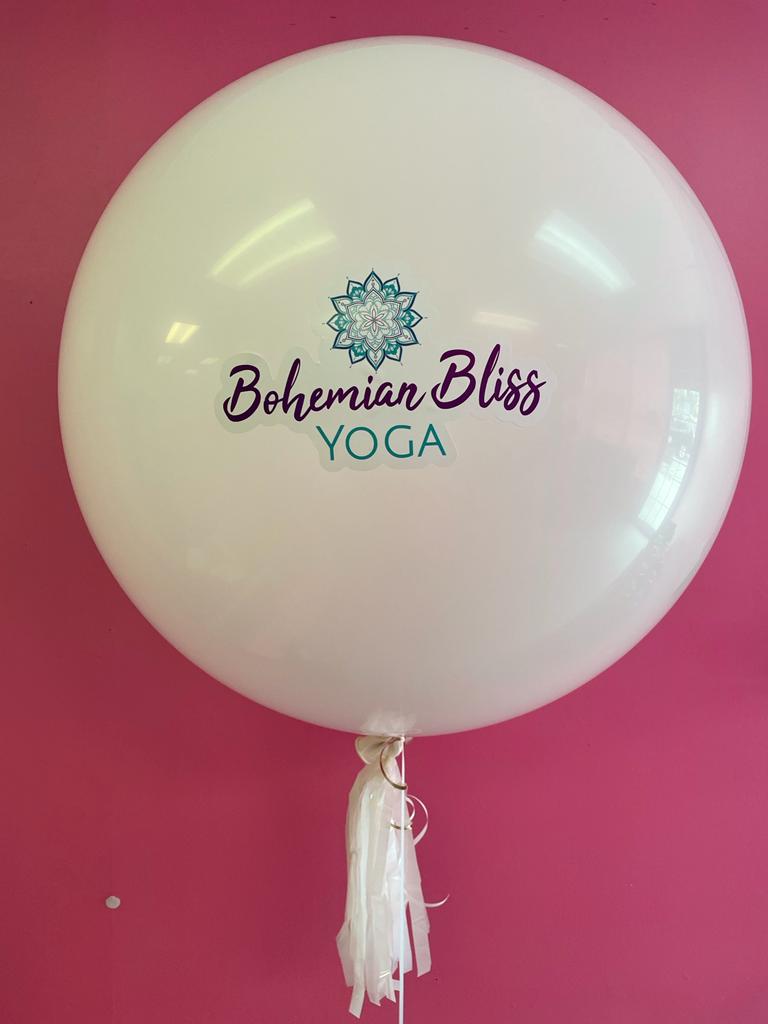 3ft Logo Balloon with tassels