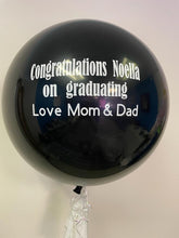 Load image into Gallery viewer, 3ft Personal Message Balloon with tassels

