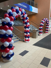 Load image into Gallery viewer, Deluxe Balloon Arch with Logo or Personal Message
