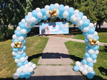 Load image into Gallery viewer, Deluxe Balloon Arch with Logo or Personal Message
