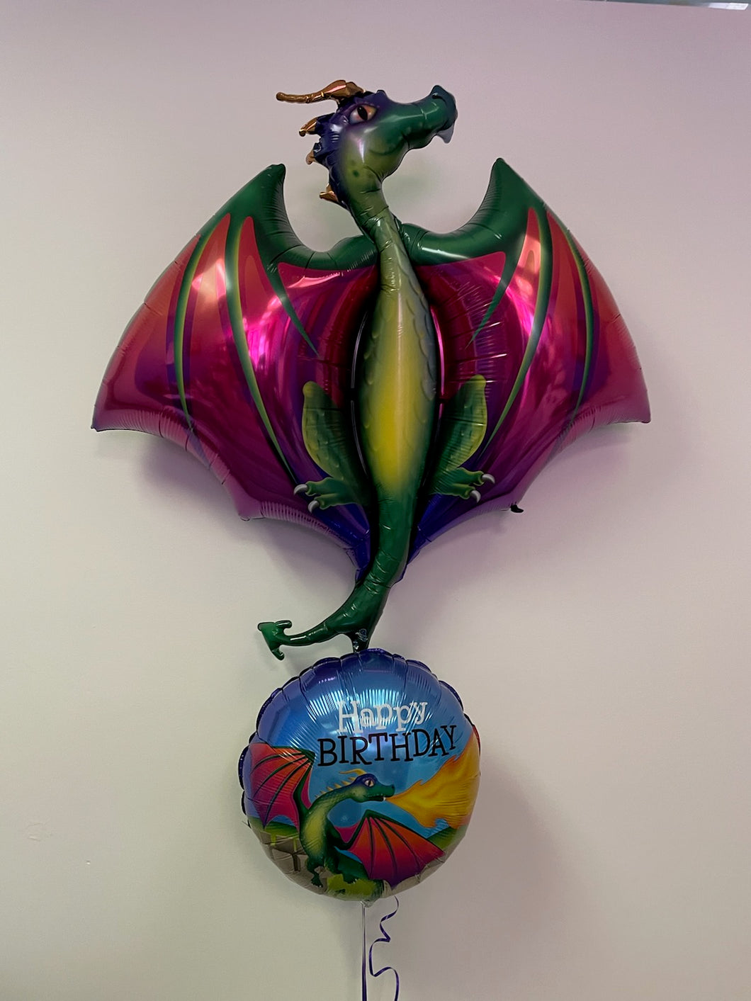 Happy Birthday Mythical Dragon Balloon Bouquet