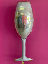 Load image into Gallery viewer, Champagne Glass Supershape Balloon
