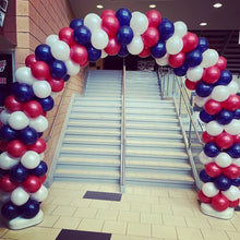 Load image into Gallery viewer, Deluxe Balloon Arch with Logo or Personal Message
