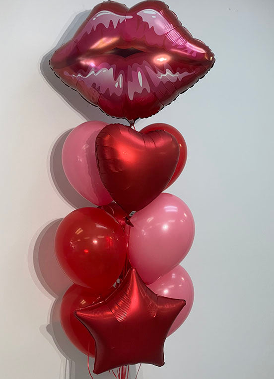 Kissy Lips Balloon Bouquet